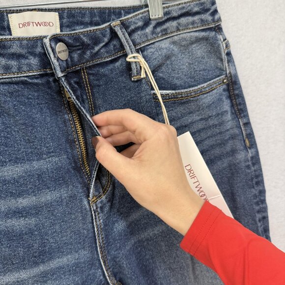 Driftwood Jeans Womens 31 Dark Wash Kelly Bootcut Stretch 5 Pocket Zip Fly NWT - Picture 5 of 10
